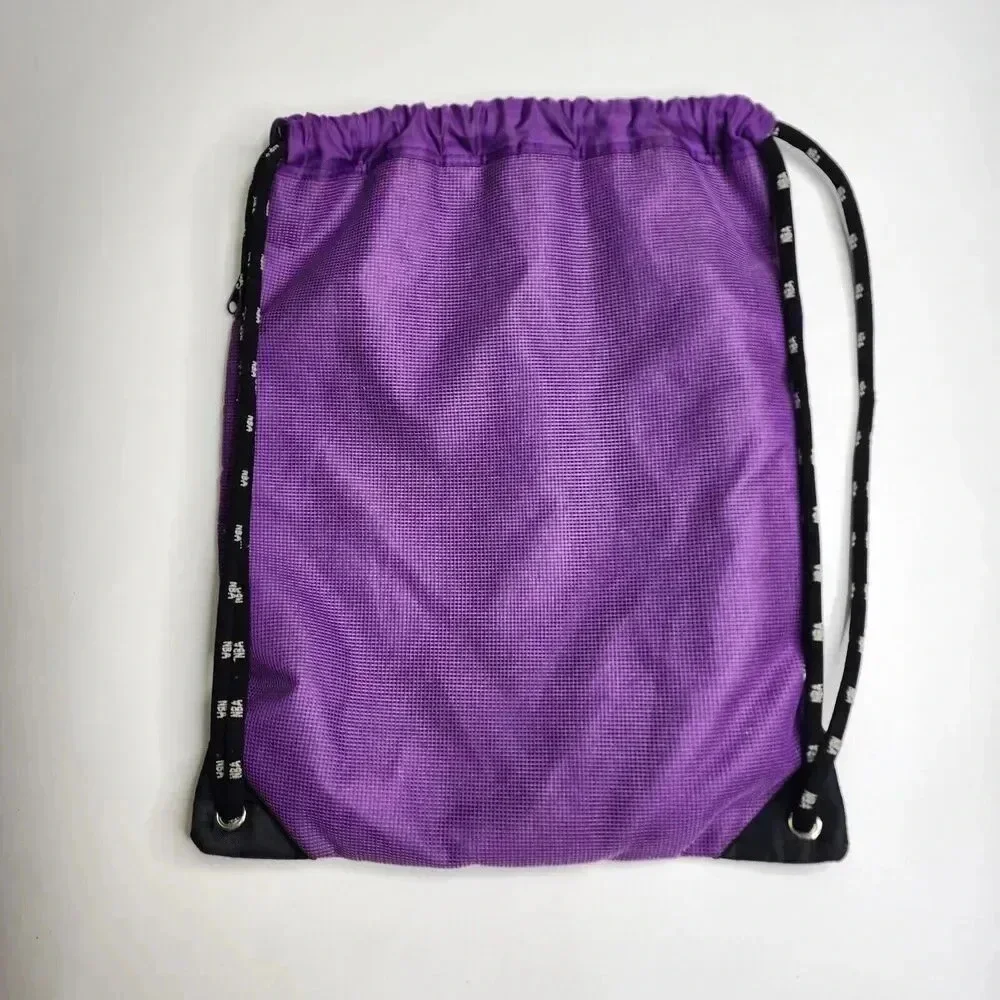 Vintage NBA Elevation Milwaukee Bucks String Backpack‎ Purple Green Bag